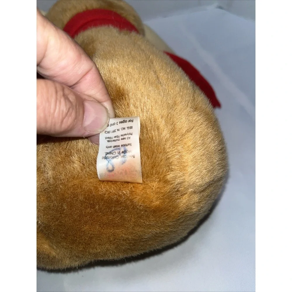 Sugar Loaf  Merry KISS Moose Brown‎ Plush Teddy Bear